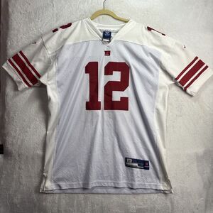 Steve Smith #12 New York Giants NFL Reebok Authentic Jersey Sz 52